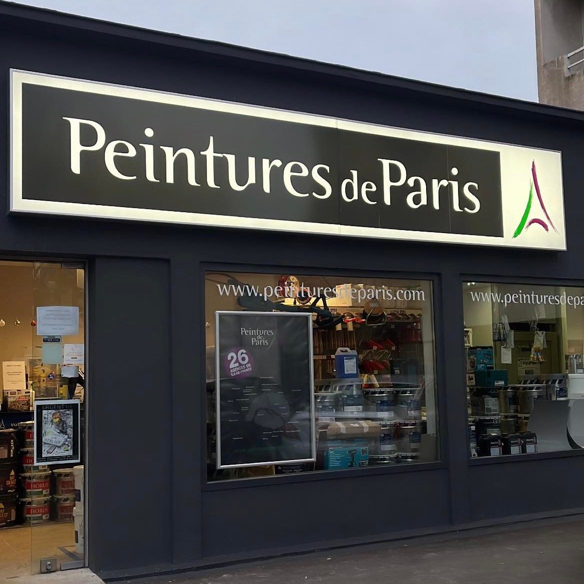 Magasin de peinture Peintures De Paris