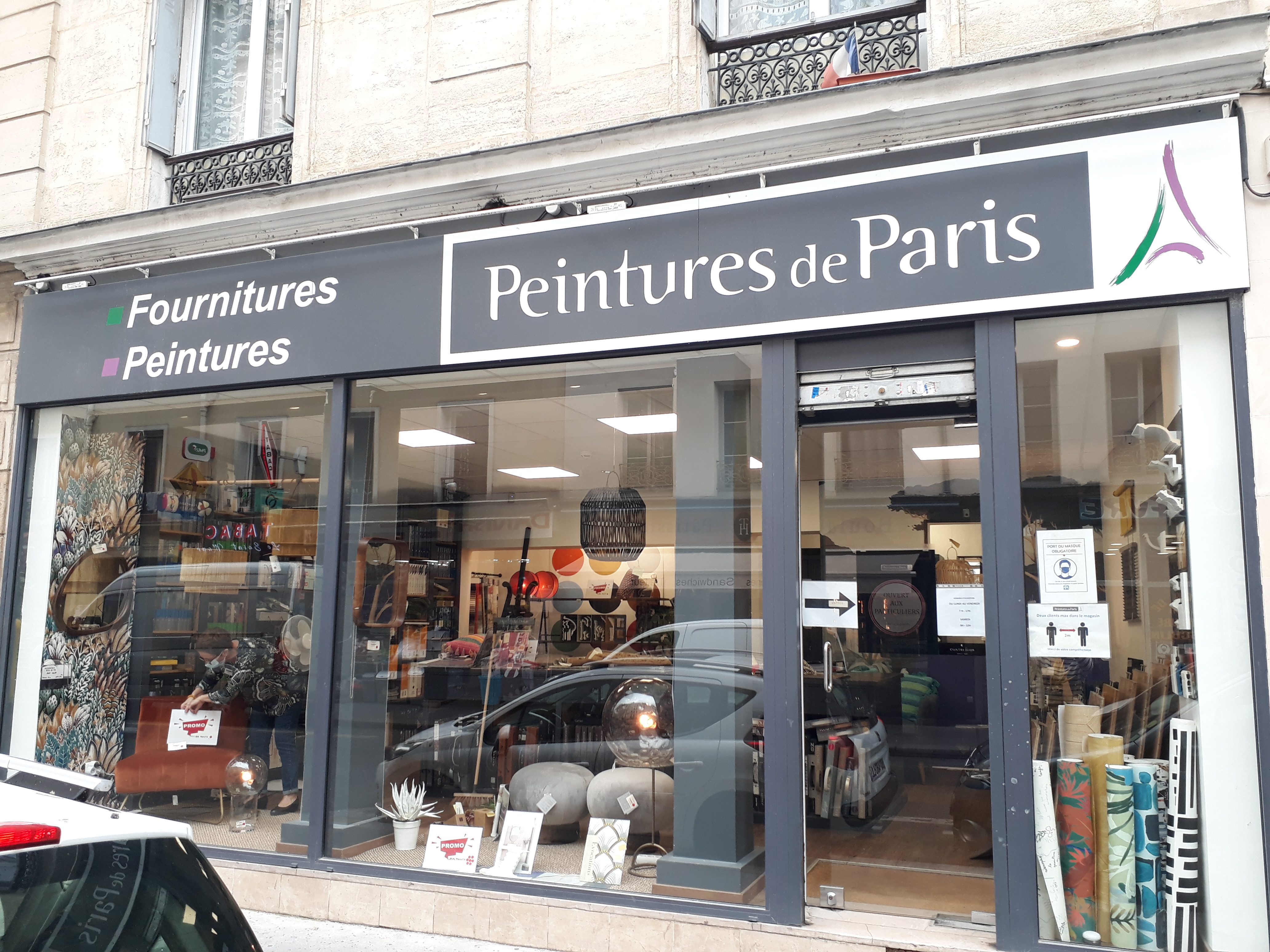 Magasin Showroom Peintures de Paris Paris 10ème