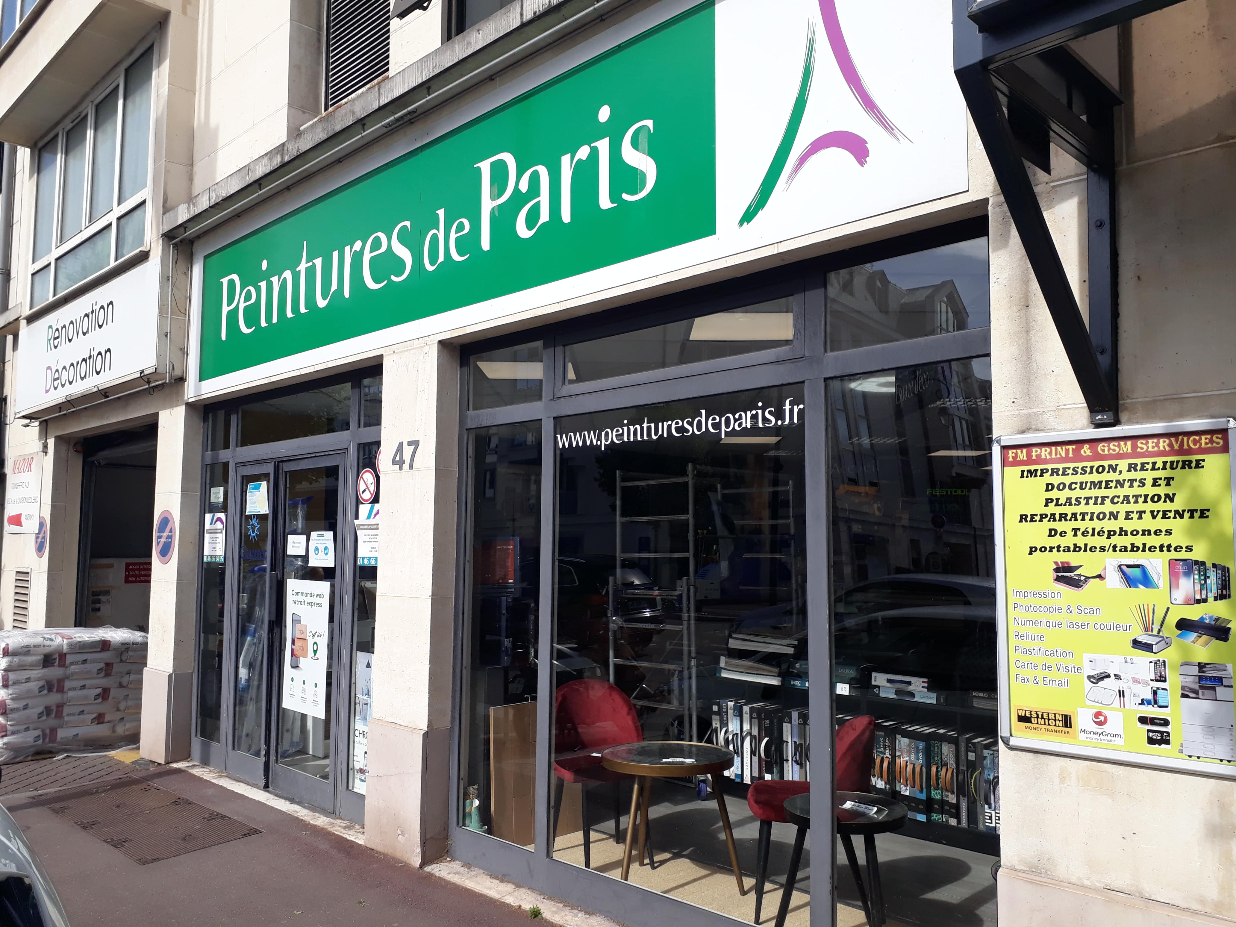 Magasin Peintures De Paris ANTONY